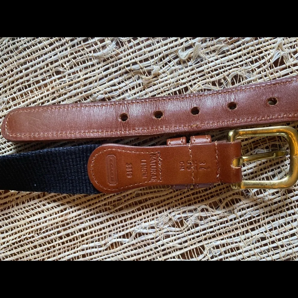 Coach Leather/Fabric Belt